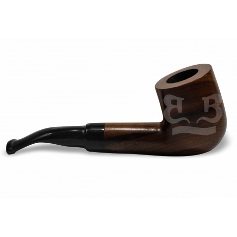 Cachimbo BB Liso Curvo Encerado (Filtro Permanente) Piteira Chifre
